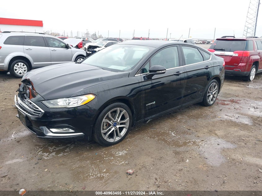 VIN 3FA6P0LU4HR310125 2017 FORD FUSION HYBRID SE