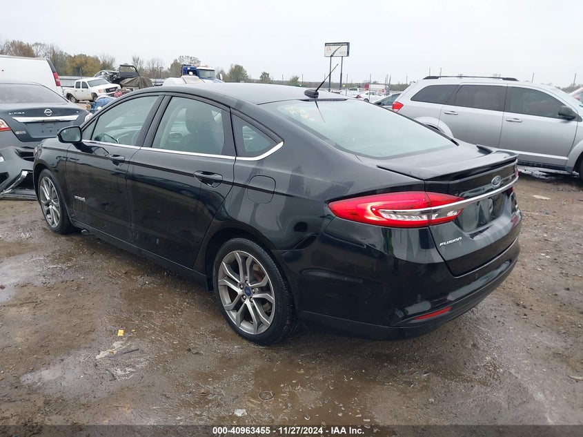 VIN 3FA6P0LU4HR310125 2017 FORD FUSION HYBRID SE