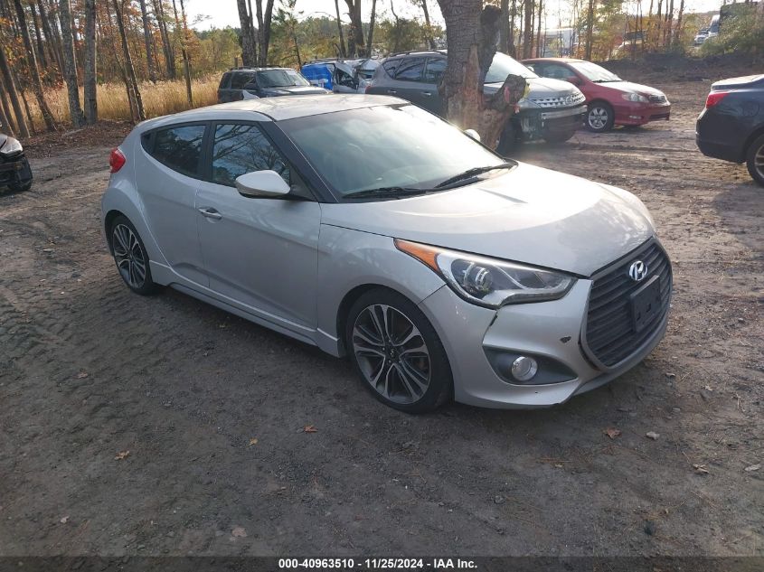 VIN KMHTC6AE4GU271790 2016 Hyundai Veloster, Turbo no.1