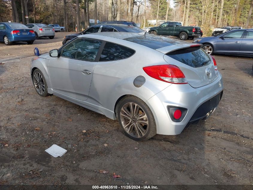 VIN KMHTC6AE4GU271790 2016 Hyundai Veloster, Turbo no.3