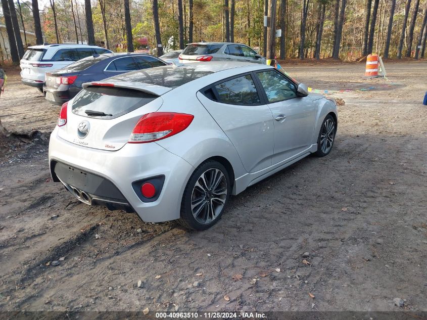 VIN KMHTC6AE4GU271790 2016 Hyundai Veloster, Turbo no.4