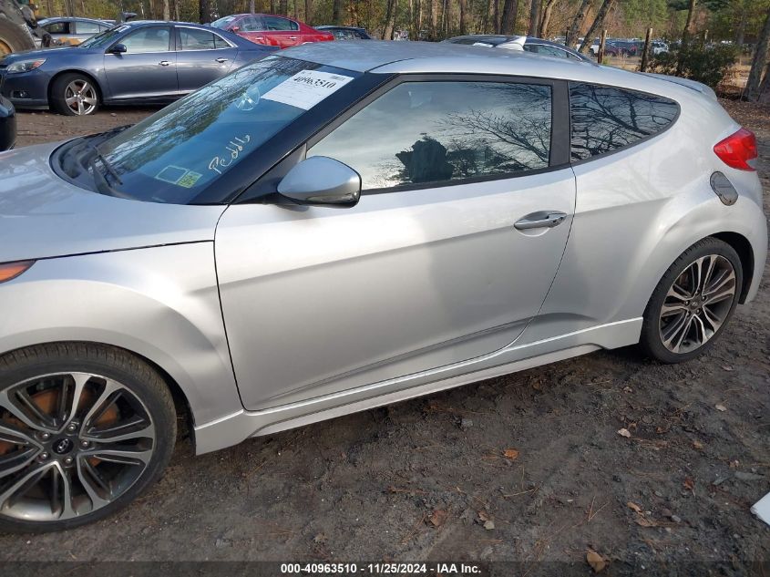 VIN KMHTC6AE4GU271790 2016 Hyundai Veloster, Turbo no.6