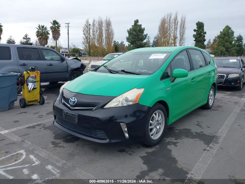 VIN JTDZN3EU7D3204191 2013 TOYOTA PRIUS V no.2