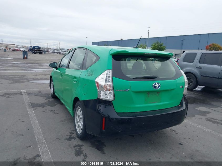 VIN JTDZN3EU7D3204191 2013 TOYOTA PRIUS V no.3