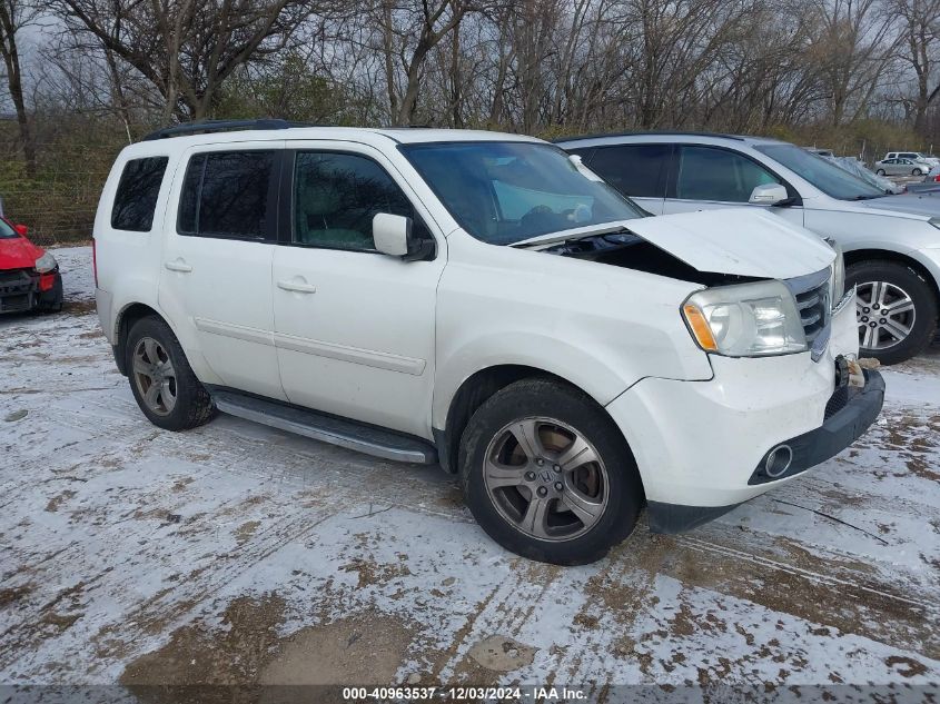 VIN 5FNYF4H53FB010539 2015 Honda Pilot, Ex-L no.1