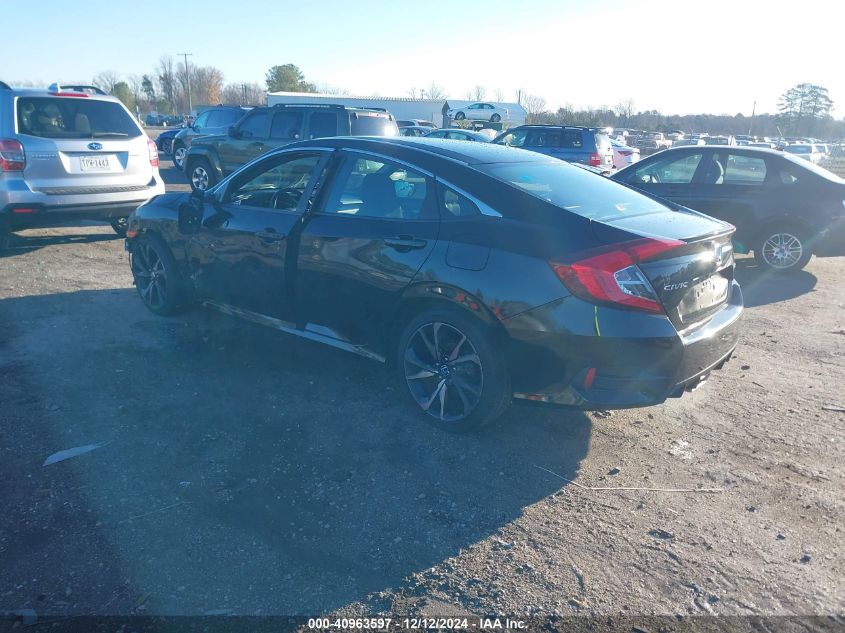 VIN 2HGFC2F80KH569862 2019 Honda Civic, Sport no.3