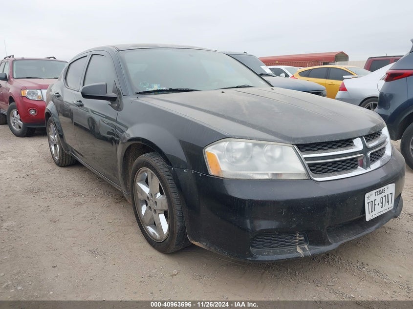 2013 DODGE AVENGER SE - 1C3CDZAB0DN564590
