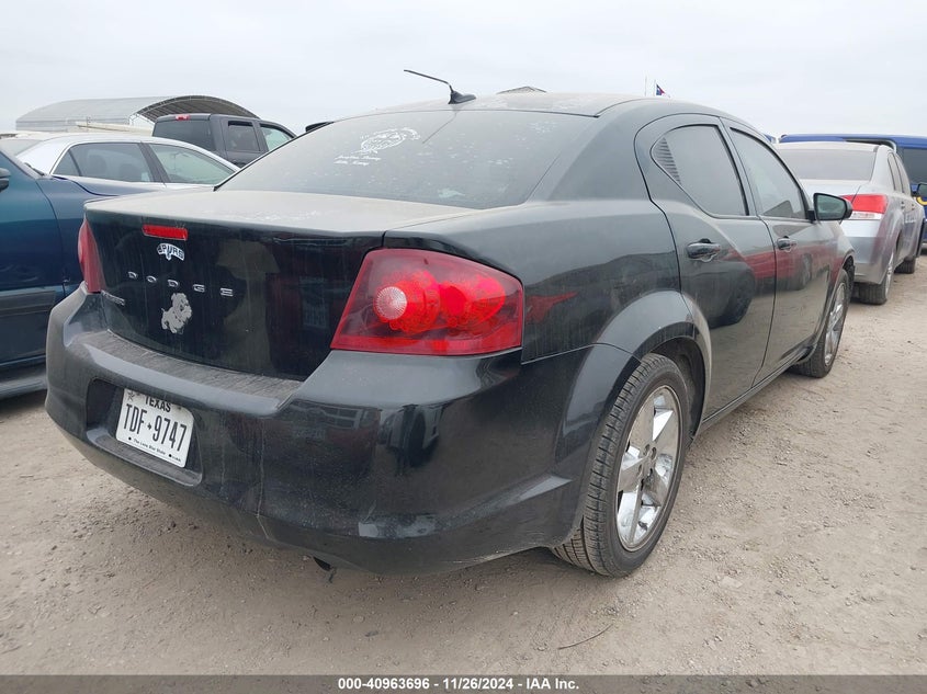 2013 DODGE AVENGER SE - 1C3CDZAB0DN564590