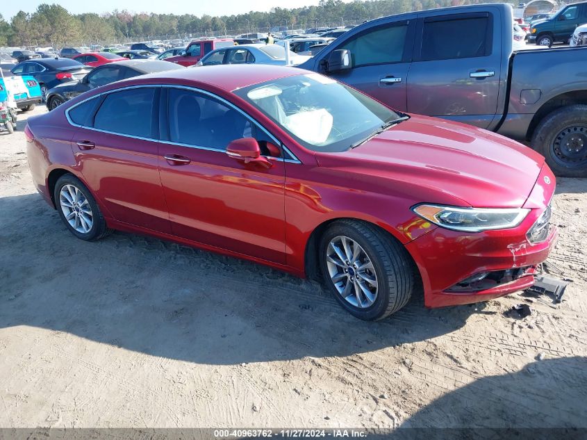 VIN 3FA6P0HD5HR339237 2017 Ford Fusion, SE no.1