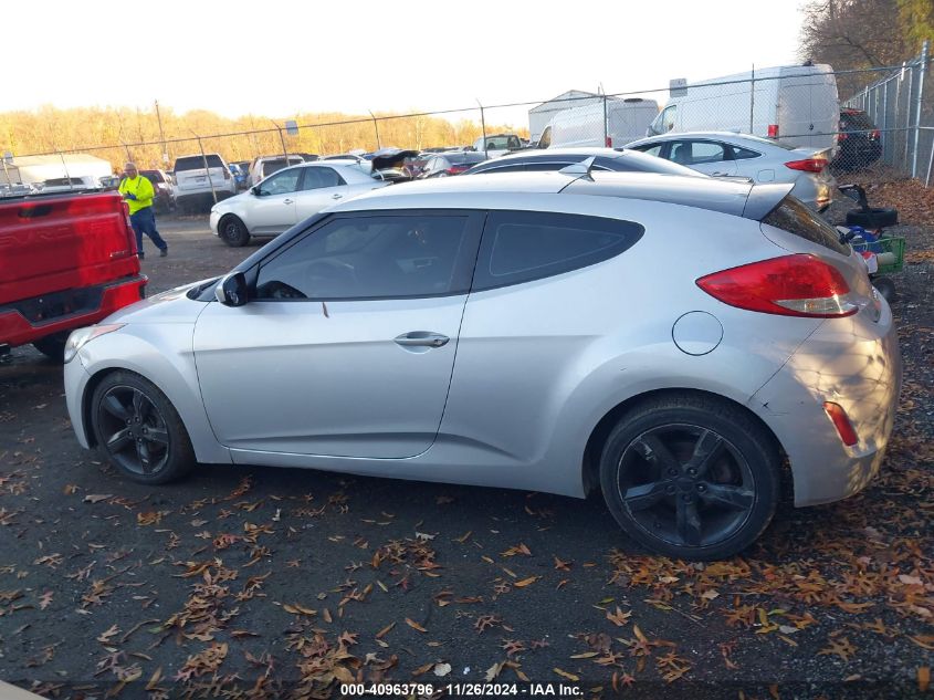 2012 Hyundai Veloster Base W/Black VIN: KMHTC6AD3CU068987 Lot: 40963796