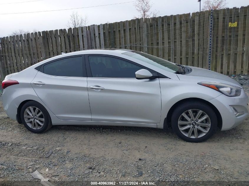 VIN KMHDH4AE4FU286220 2015 Hyundai Elantra, SE no.14