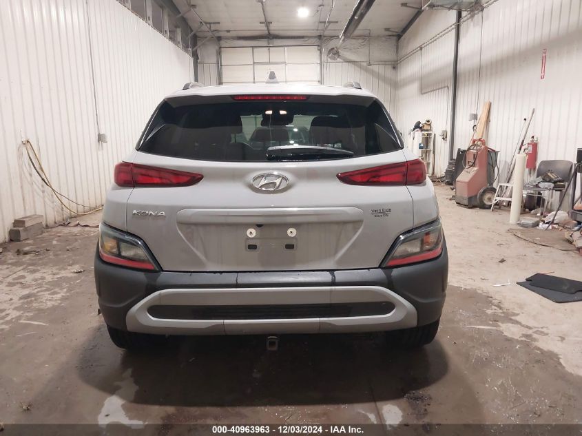 2022 Hyundai Kona Sel VIN: KM8K62AB8NU890746 Lot: 40963963