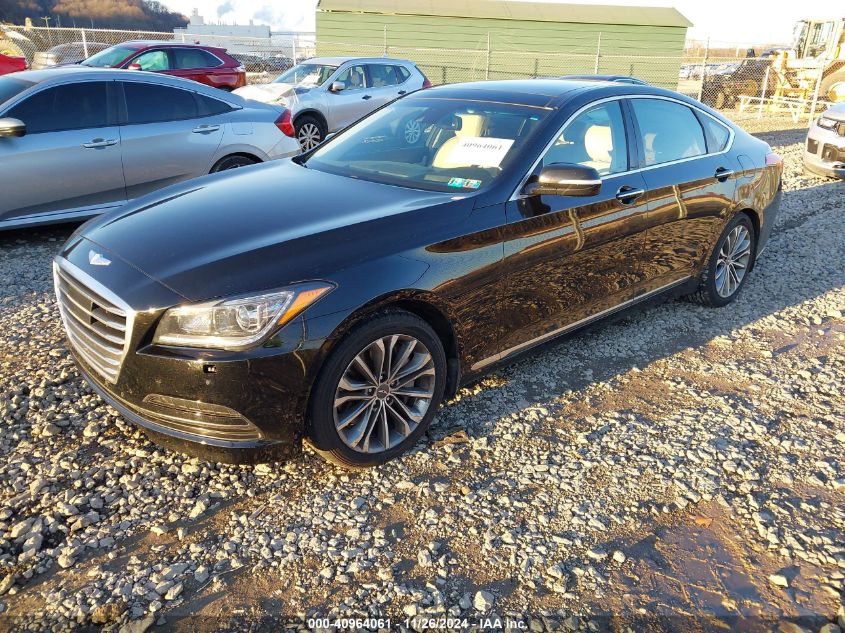 VIN KMHGN4JE3FU062913 2015 Hyundai Genesis, 3.8 no.2