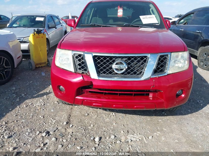 2010 Nissan Pathfinder Se VIN: 5N1AR1NB2AC628471 Lot: 40964062