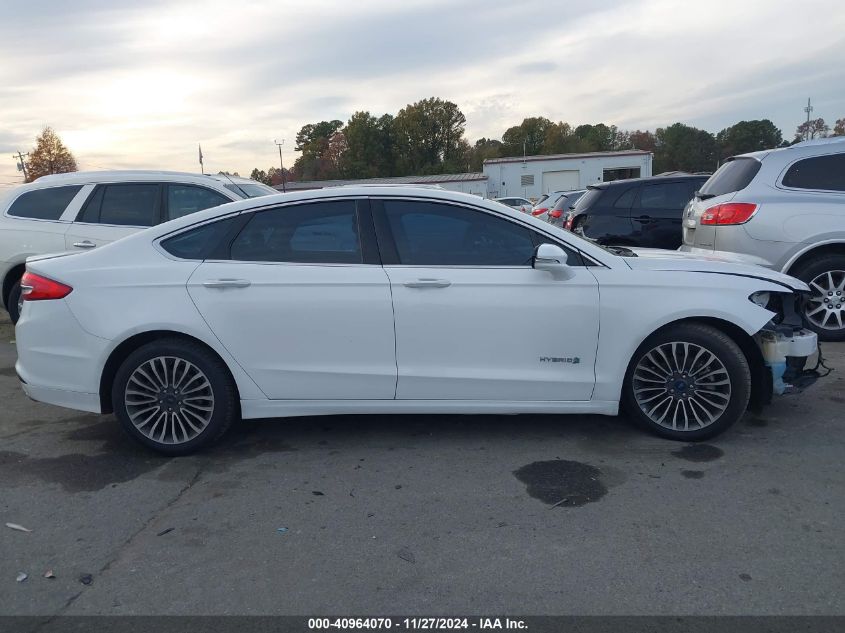 VIN 3FA6P0RU5HR301781 2017 Ford Fusion, Hybrid Tita... no.14