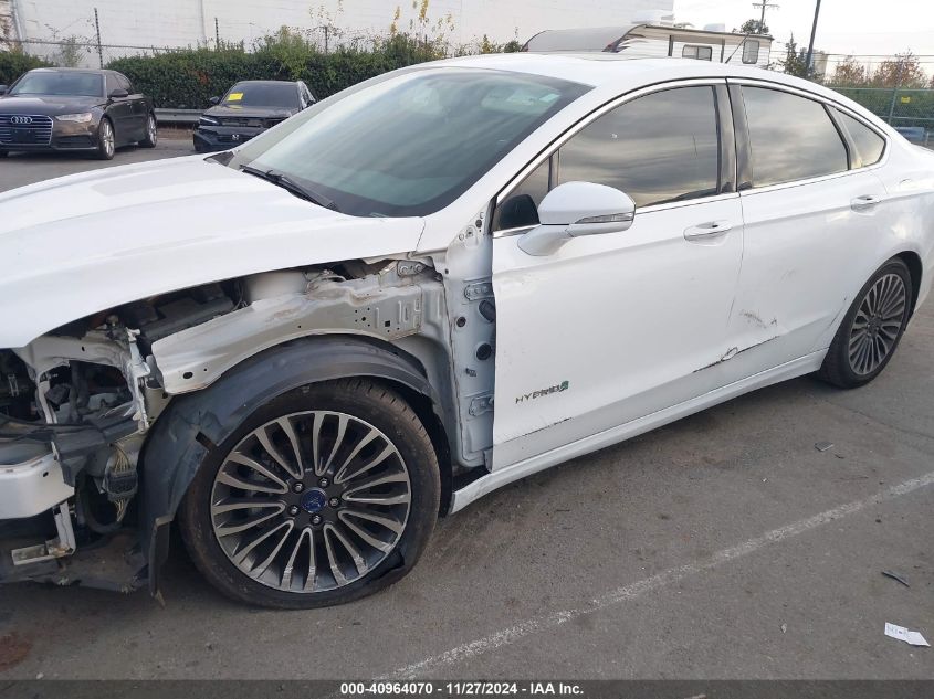 VIN 3FA6P0RU5HR301781 2017 Ford Fusion, Hybrid Tita... no.6