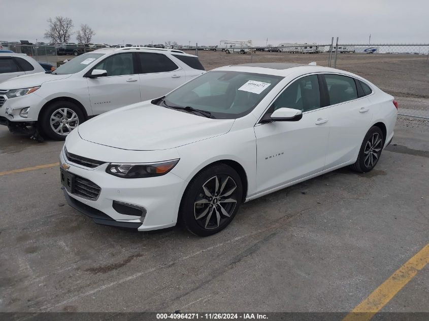 VIN 1G1ZD5ST0JF111882 2018 Chevrolet Malibu, LT no.2