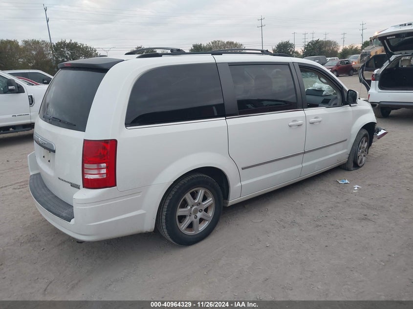 Vin: 2a4rr5d18ar421513, lot: 41454131, chrysler town & country touring 20104