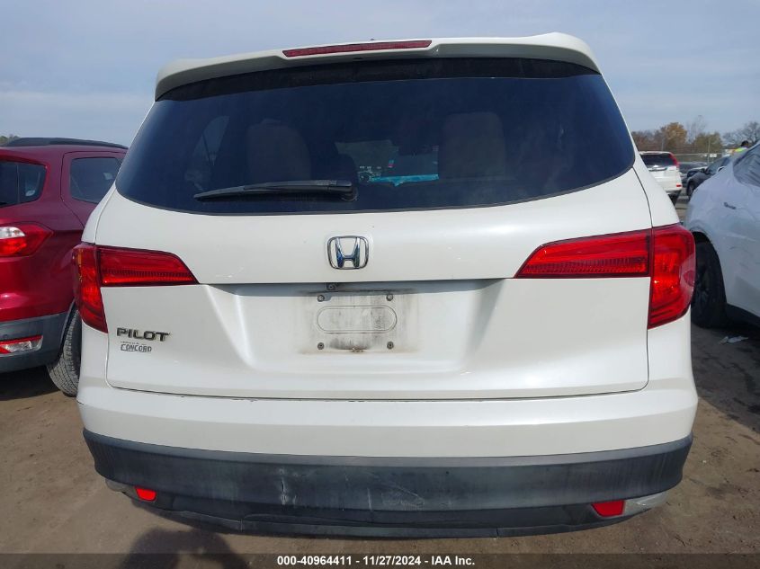 VIN 5FNYF5H63GB049048 2016 Honda Pilot, Ex-L no.16