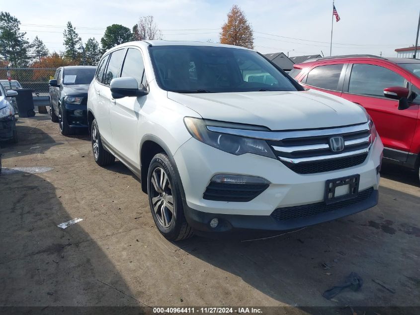 VIN 5FNYF5H63GB049048 2016 Honda Pilot, Ex-L no.1