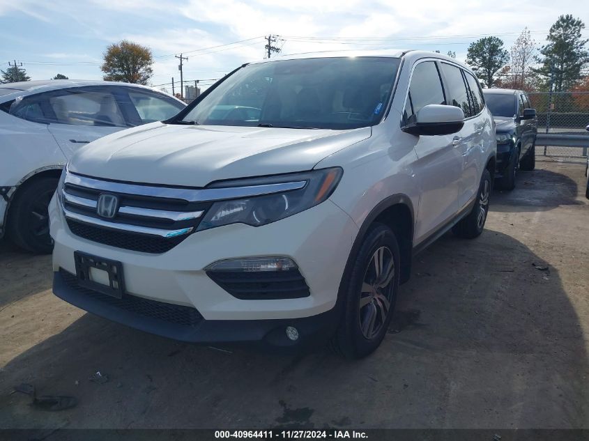 VIN 5FNYF5H63GB049048 2016 Honda Pilot, Ex-L no.2