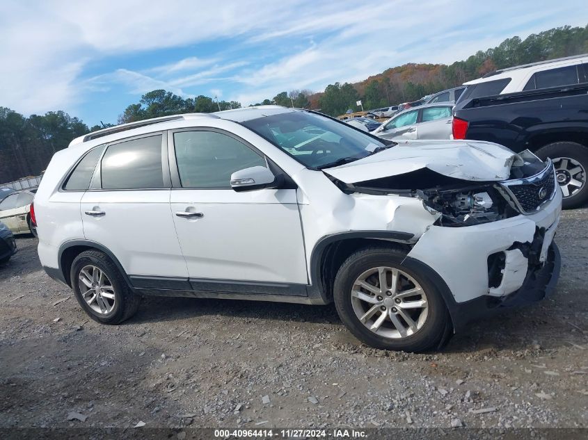 2015 Kia Sorento Lx VIN: 5XYKT4A6XFG551081 Lot: 40964414