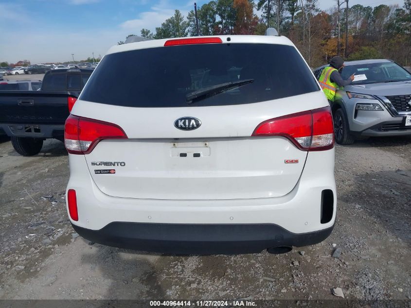 2015 Kia Sorento Lx VIN: 5XYKT4A6XFG551081 Lot: 40964414