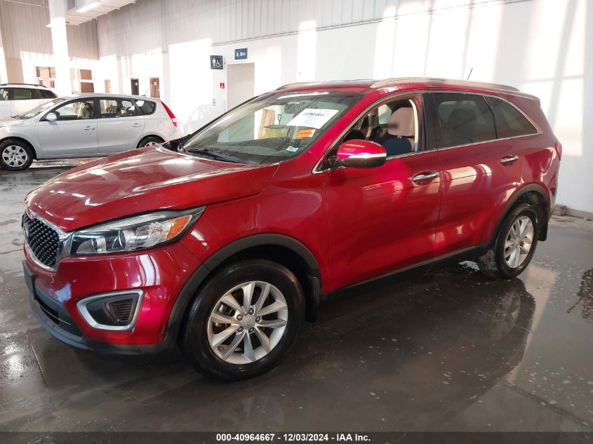 2017 Kia Sorento 2.4L Lx VIN: 5XYPG4A3XHG214042 Lot: 40964667