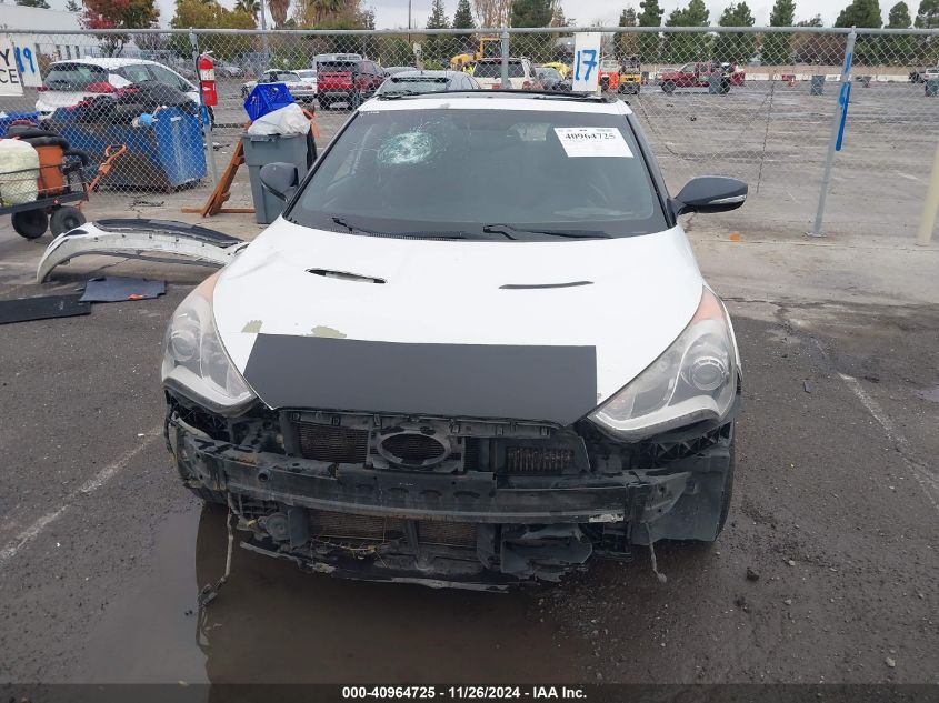 2015 HYUNDAI VELOSTER TURBO - KMHTC6AE4FU234902