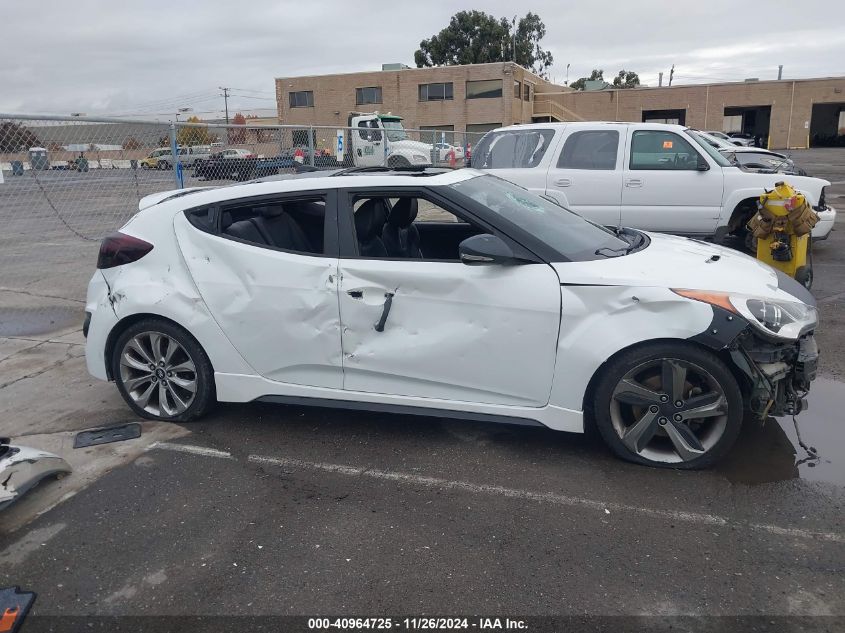 2015 HYUNDAI VELOSTER TURBO - KMHTC6AE4FU234902