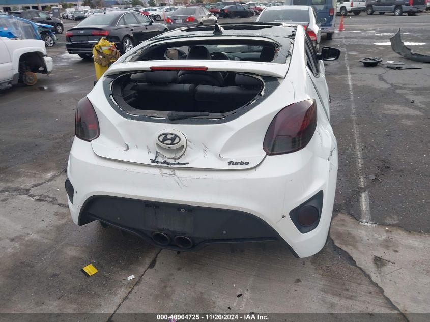 2015 HYUNDAI VELOSTER TURBO - KMHTC6AE4FU234902