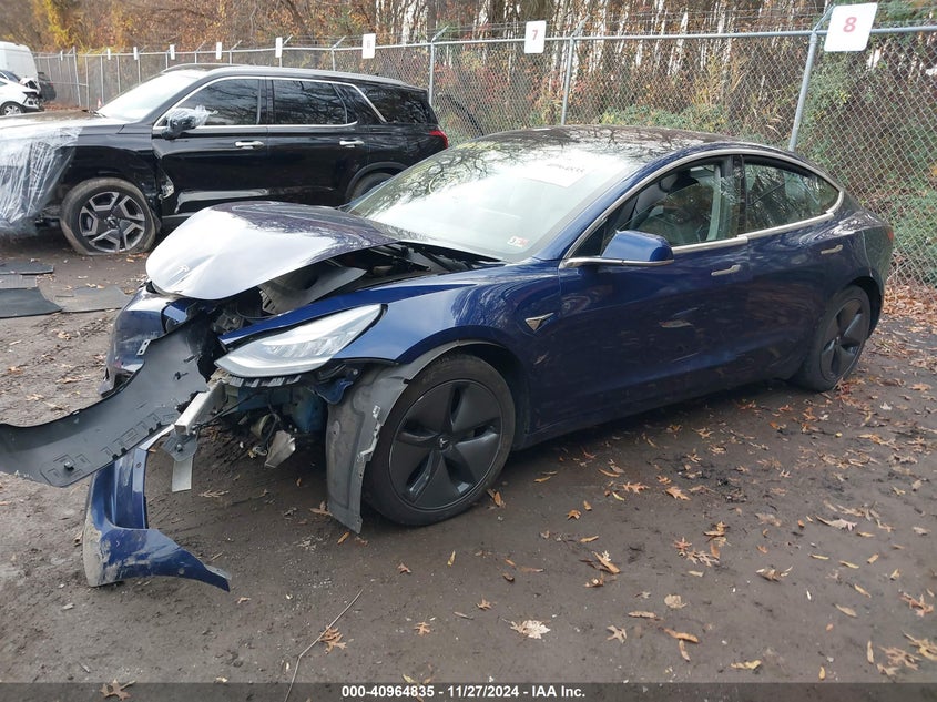 2018 TESLA MODEL 3 VIN: 5YJ3E1EA1JF102500