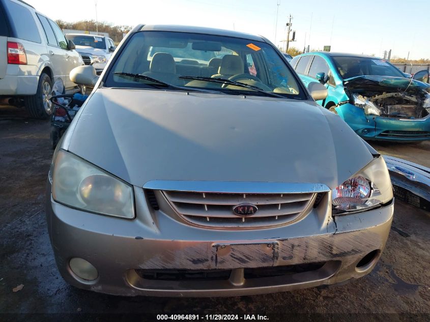 2005 Kia Spectra Ex/Lx/Sx VIN: KNAFE121455079350 Lot: 40964891