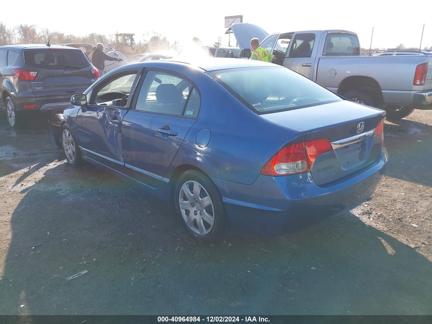 2009 HONDA CIVIC VIN: 19XFA16519E018916