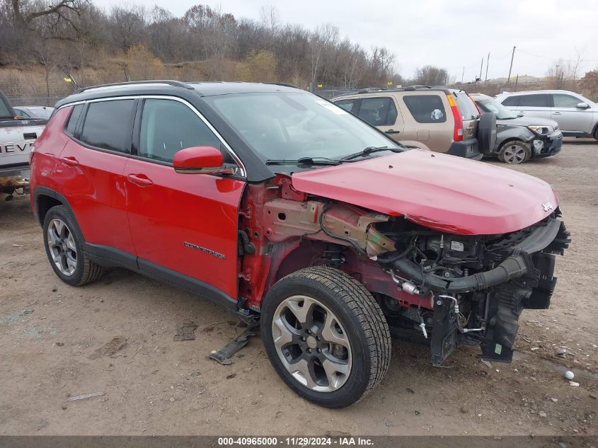 VIN 3C4NJDCB3JT116563 2018 Jeep Compass, Limited 4X4 no.1