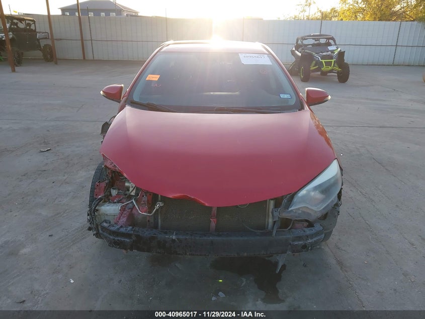 2016 TOYOTA COROLLA VIN: 5YFBURHE0GP479778