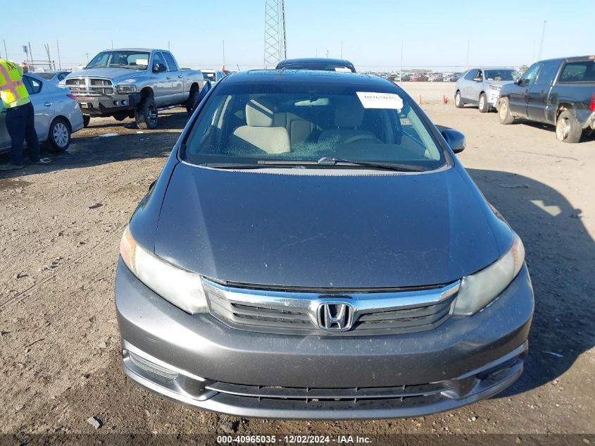 2012 Honda Civic Ex VIN: 19XFB2F87CE050029 Lot: 40965035