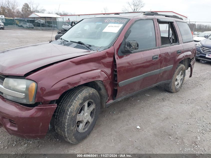 2005 Chevrolet Trailblazer Ls VIN: 1GNDT13S952370670 Lot: 40965041