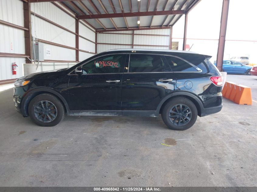 2017 Kia Sorento 3.3L Lx VIN: 5XYPG4A50HG219204 Lot: 40965042