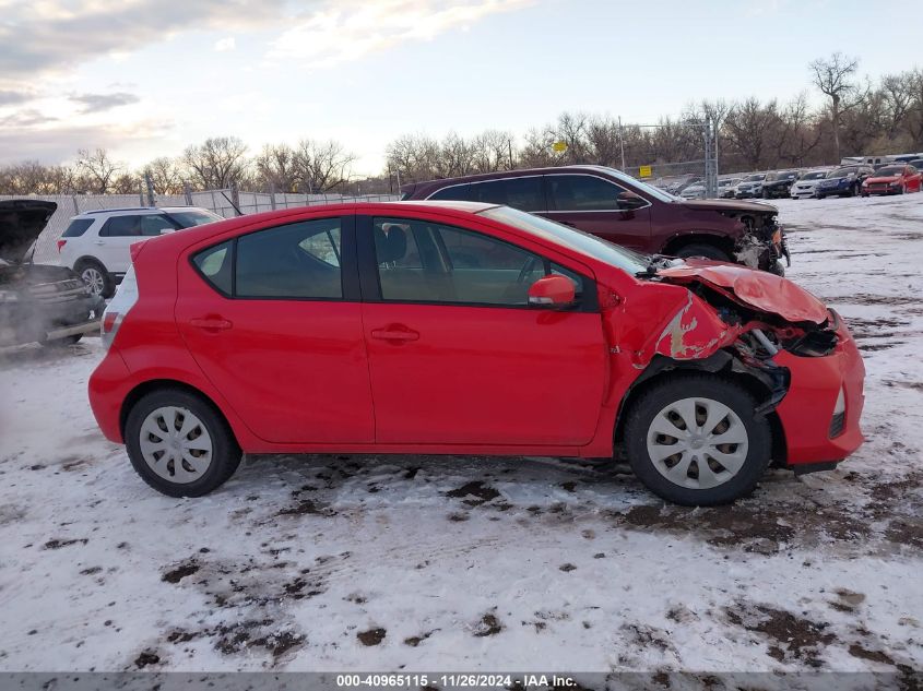 2012 Toyota Prius C Three VIN: JTDKDTB35C1506086 Lot: 40965115