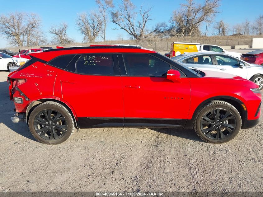 2021 Chevrolet Blazer Awd Rs VIN: 3GNKBKRS1MS534326 Lot: 40965164