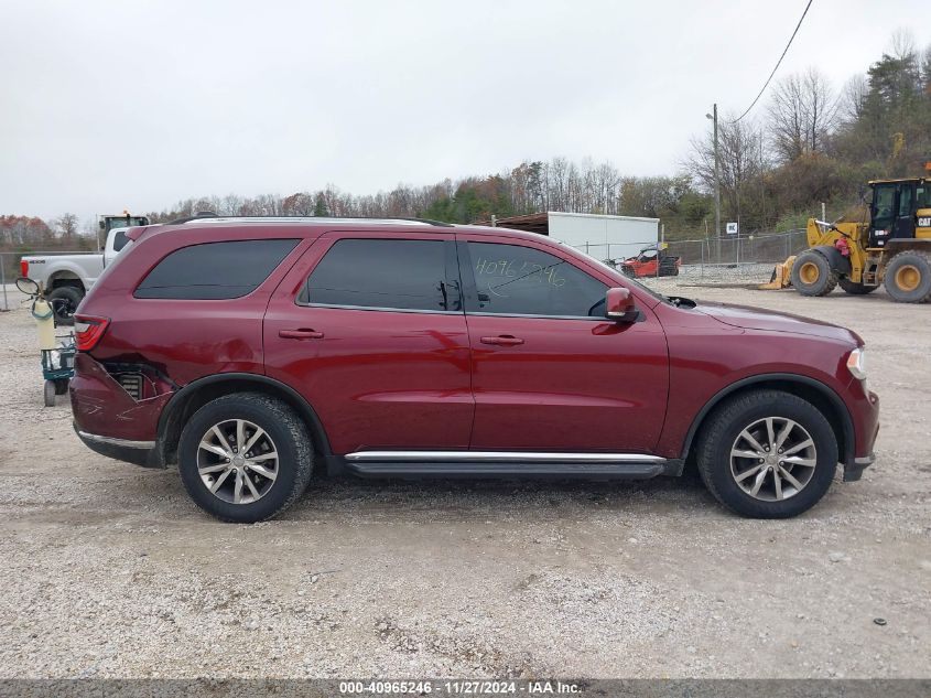 2016 Dodge Durango Limited VIN: 1C4RDJDG3GC484814 Lot: 40965246