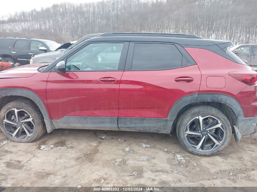 2021 Chevrolet Trailblazer Awd Rs VIN: KL79MUSL2MB141086 Lot: 40965302