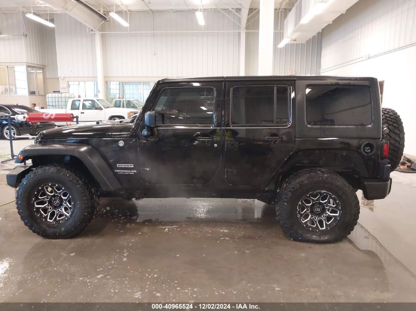 2017 Jeep Wrangler Unlimited Sport 4X4 VIN: 1C4BJWDG7HL696205 Lot: 40965524