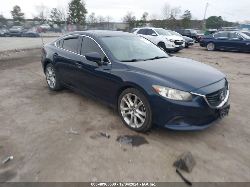 VIN JM1GJ1V54G1454648 2016 Mazda 6, I Touring no.1