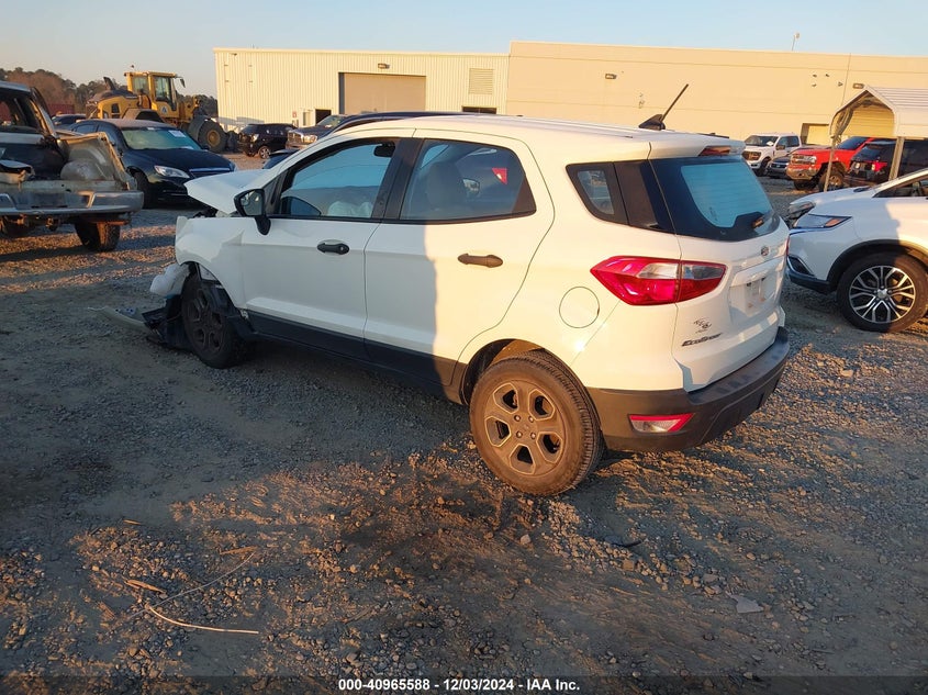 2021 FORD ECOSPORT S - MAJ3S2FE1MC398996