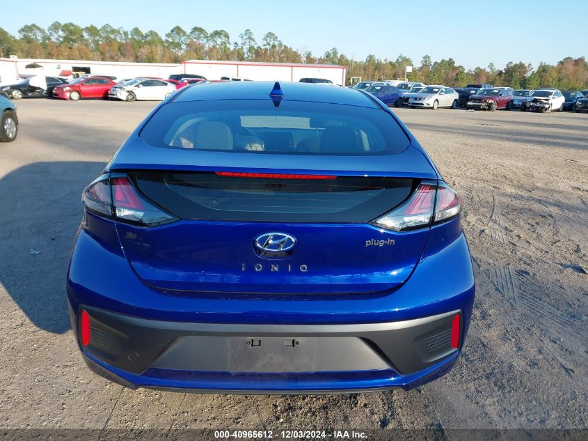 2021 Hyundai Ioniq Plug-In Hybrid Se VIN: KMHC65LD8MU252578 Lot: 40965612