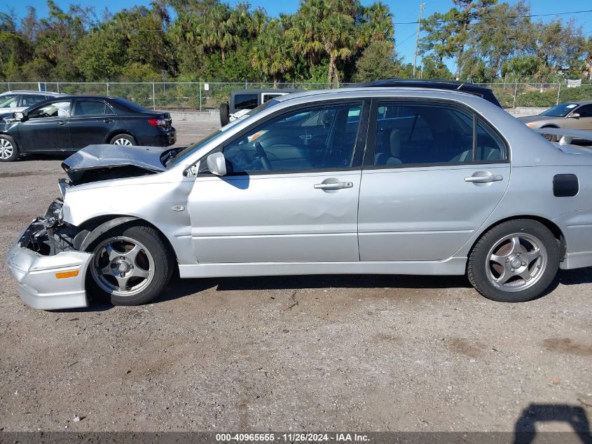 2002 Mitsubishi Lancer Oz Rally VIN: JA3AJ86E12U074055 Lot: 40965655