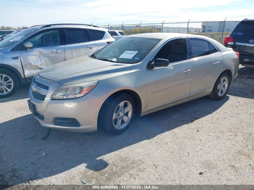 VIN 1G11B5SA8DF256321 2013 CHEVROLET MALIBU no.2