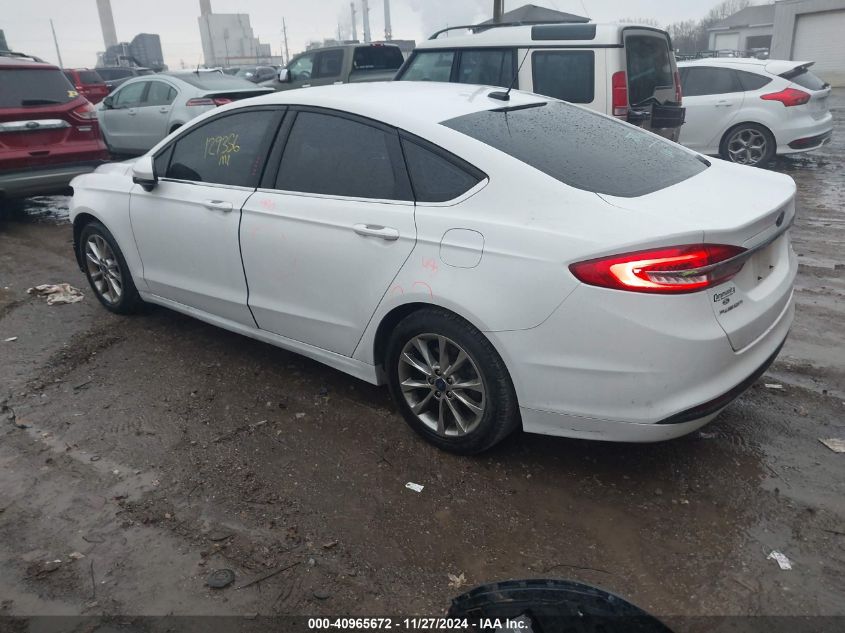 VIN 3FA6P0H76HR220624 2017 Ford Fusion, SE no.3